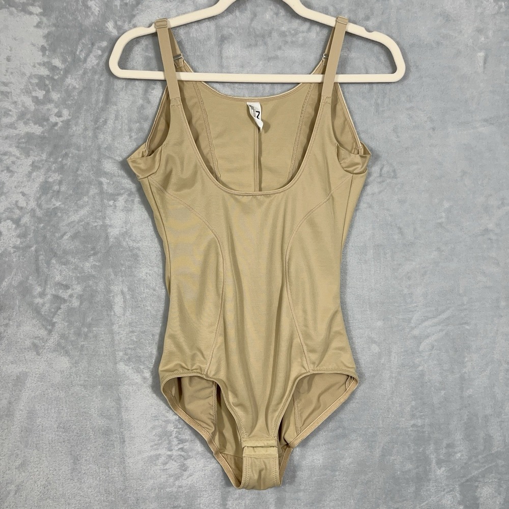 Maidenform‎ Shapewear XL Wear Your Own Bra Bodysuit Firm Control Adjustable 2656